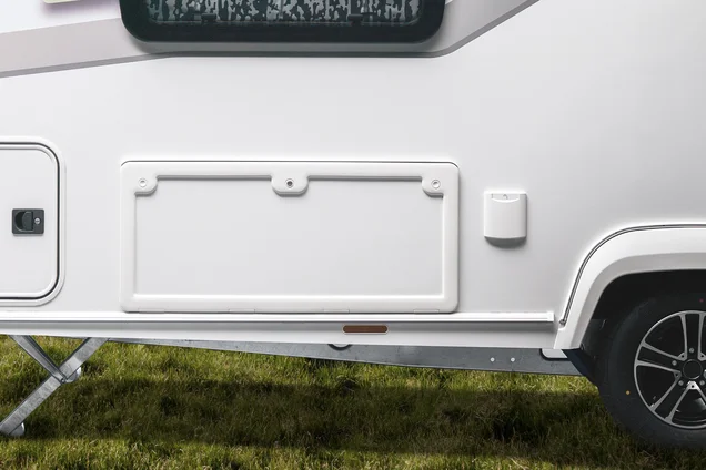 Rechteckige Außenstauklappe 